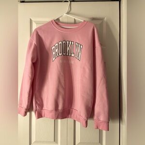 Pink crew neck